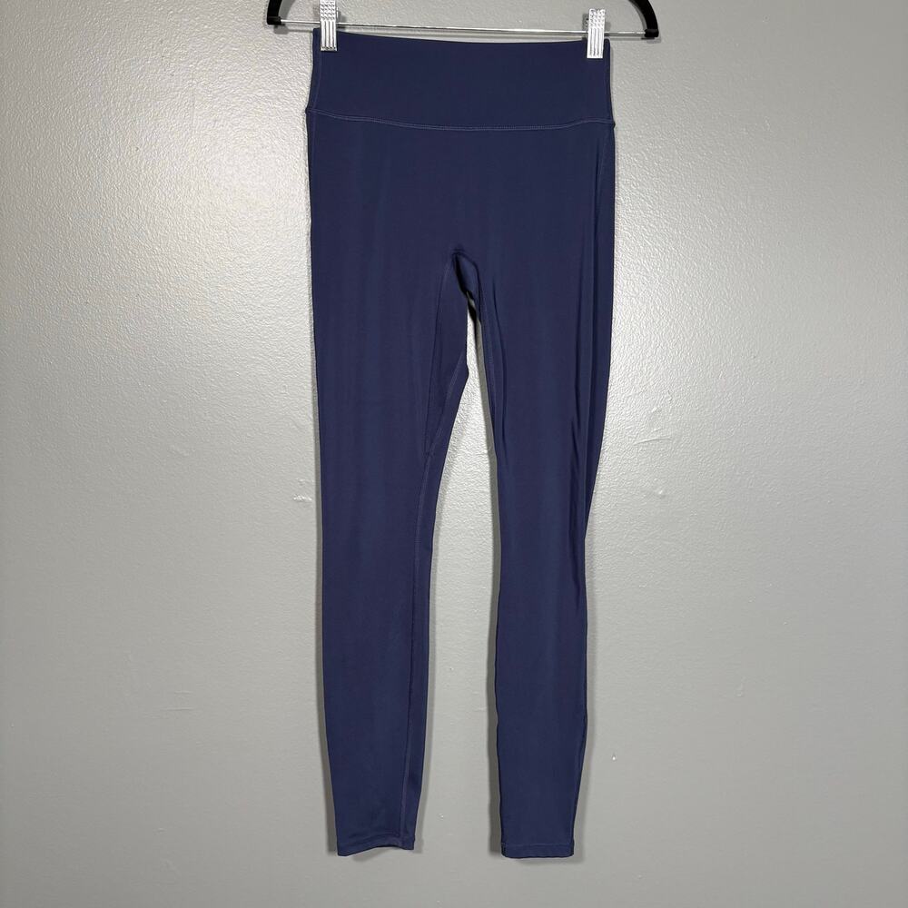 Fabletics Motion 365+ Navy Blue Athletic Leggings - Size Medium - Hidden Pocket